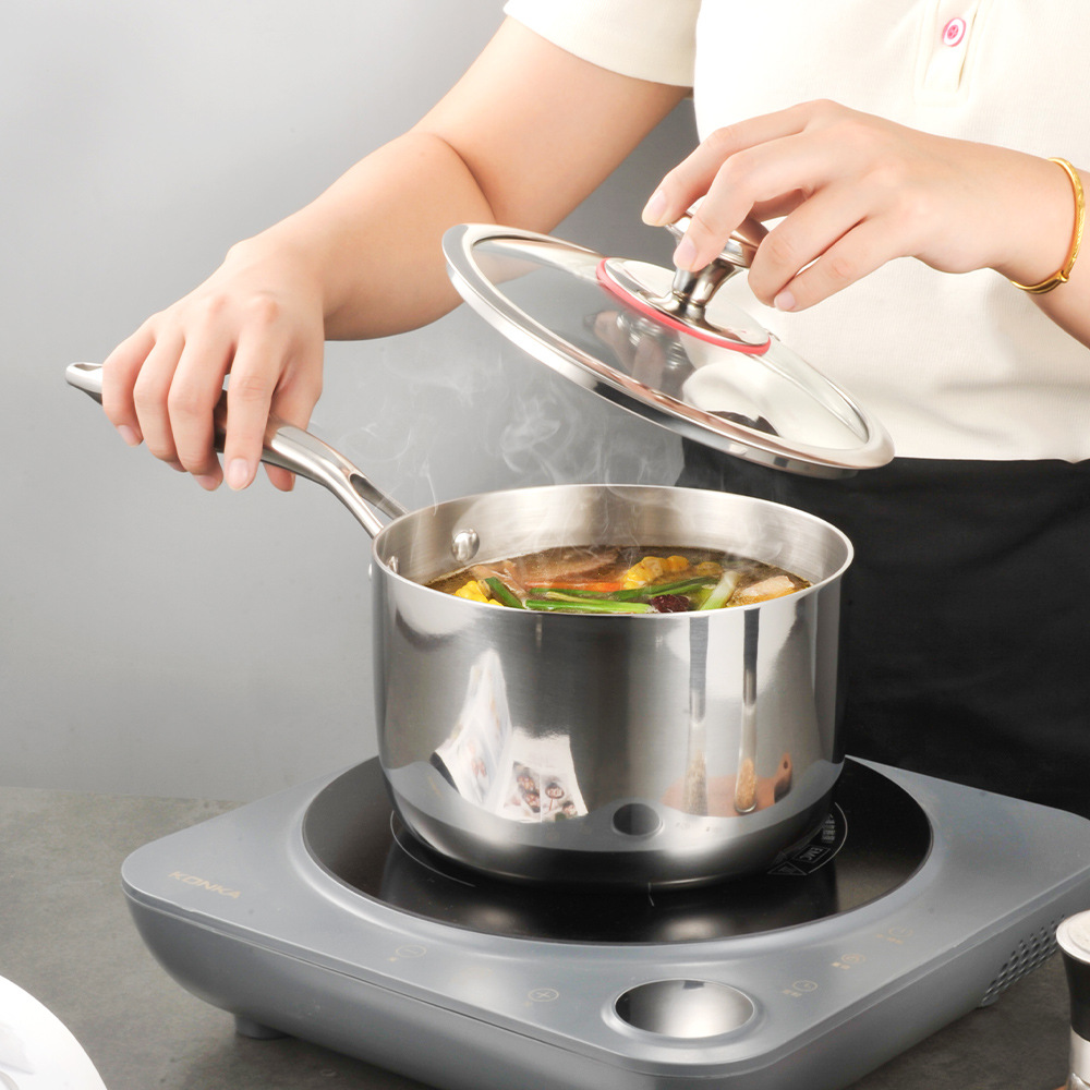 Fábrica directa 304 de acero inoxidable vapor de doble capa al por mayor cocinas cocinas cocinas cocinas de leche caseras cocinas de cocinas de cocinas gruesas