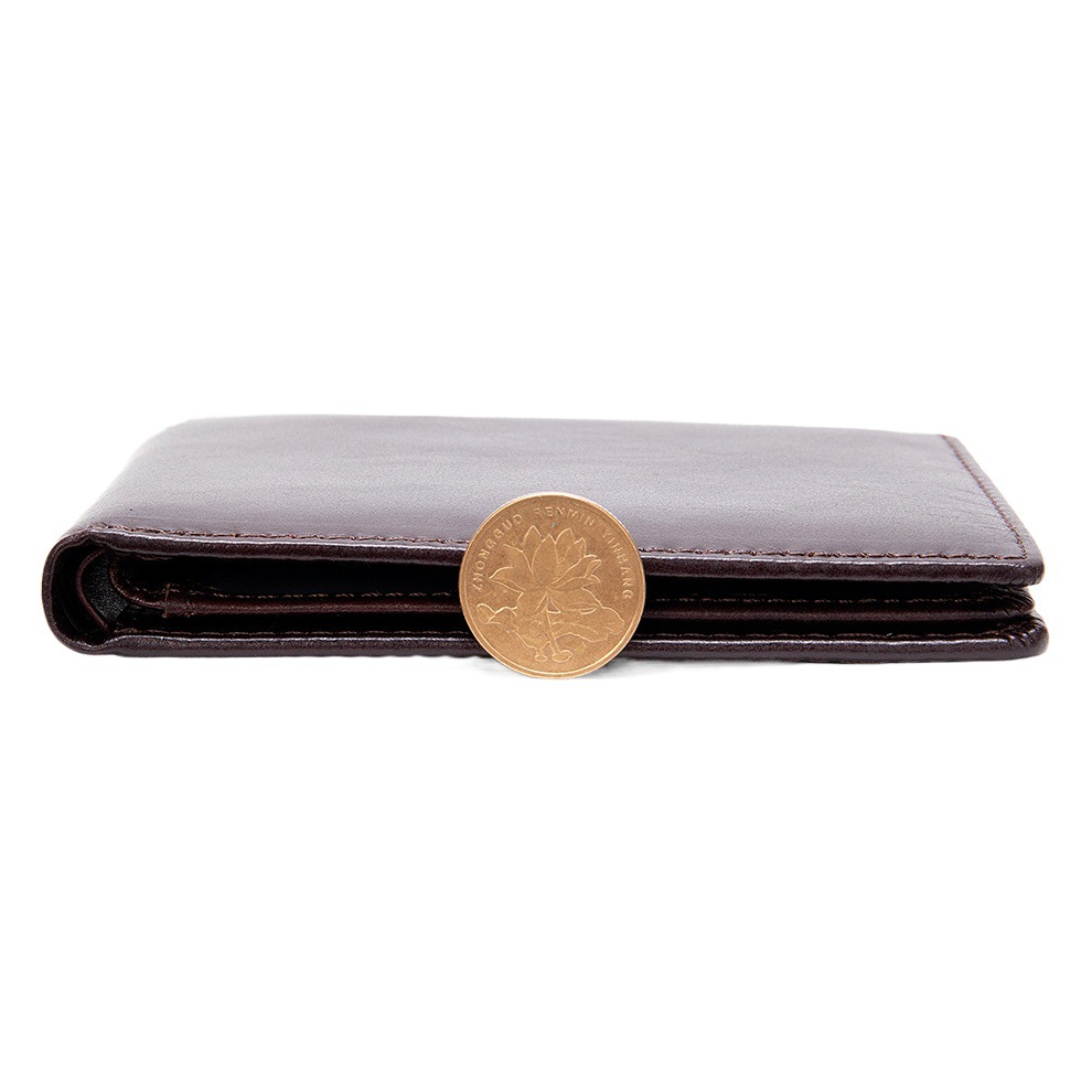 Marant 2023 New Men's Short Wallet Clutch Bag First-Layer Cowhide Leather 80% off Zero Anti-Magnetic Function