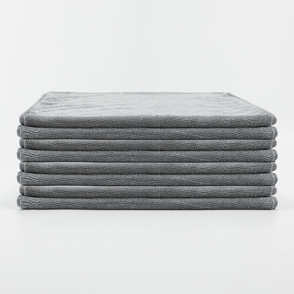 Exclusión transfronteriza para toallas envueltas engrosadas, trenzas pequeñas, tela retorcida, toallitas multifuncionales engrosadas, agua, no daña la pintura del automóvil