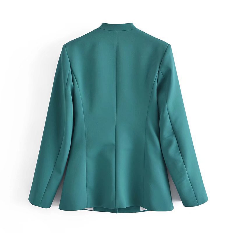 Women's Coat Long Sleeve Blazers Business Solid Color display picture 26