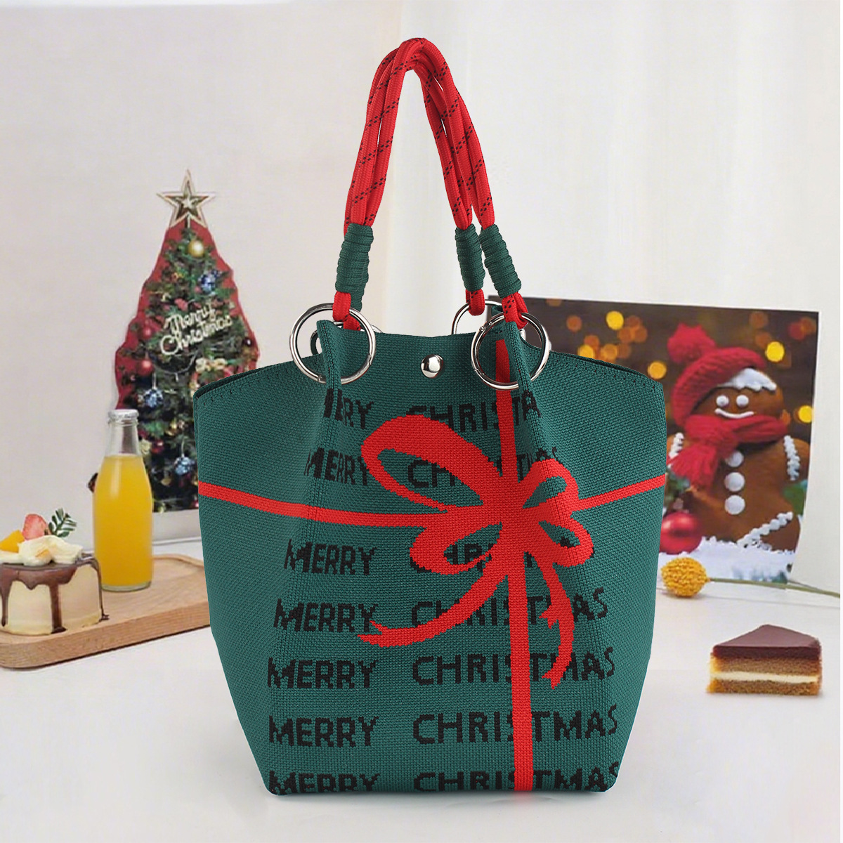 Bolsa de regalo de Navidad y Año Nuevo, bolsas de regalo de mano, bolsas de regalo de mano, bolsas de muñeca.