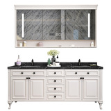 Американский шкаф для ванной комнаты посадка дуба -охрана для ванны Умный зеркальный шкаф