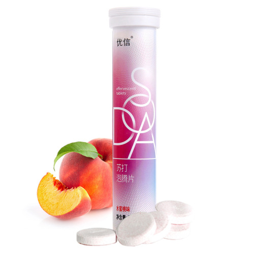 Sugar-Free Peach-Flavored Youxin Sparkling Water Effervescent Tablets – Make Your Own Sparkling Water and Soda!