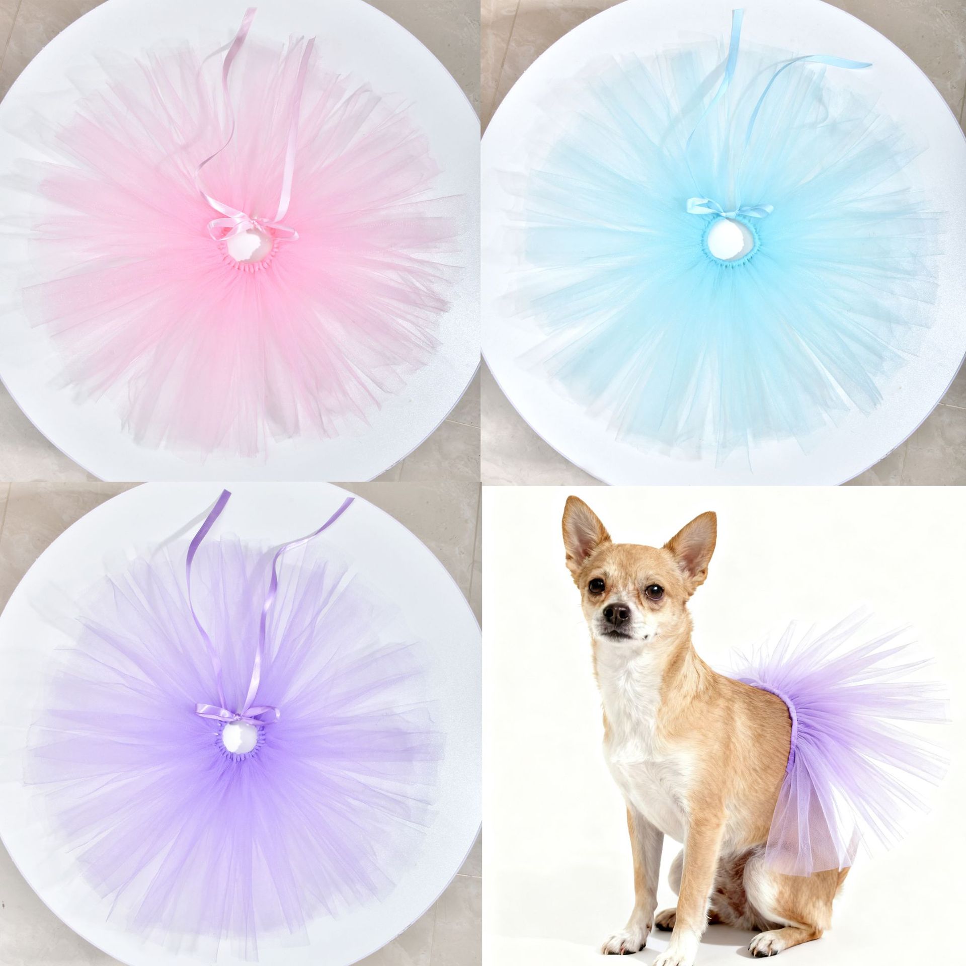 Сетчатая праздничная юбка для кошек и собак Amazon Pet