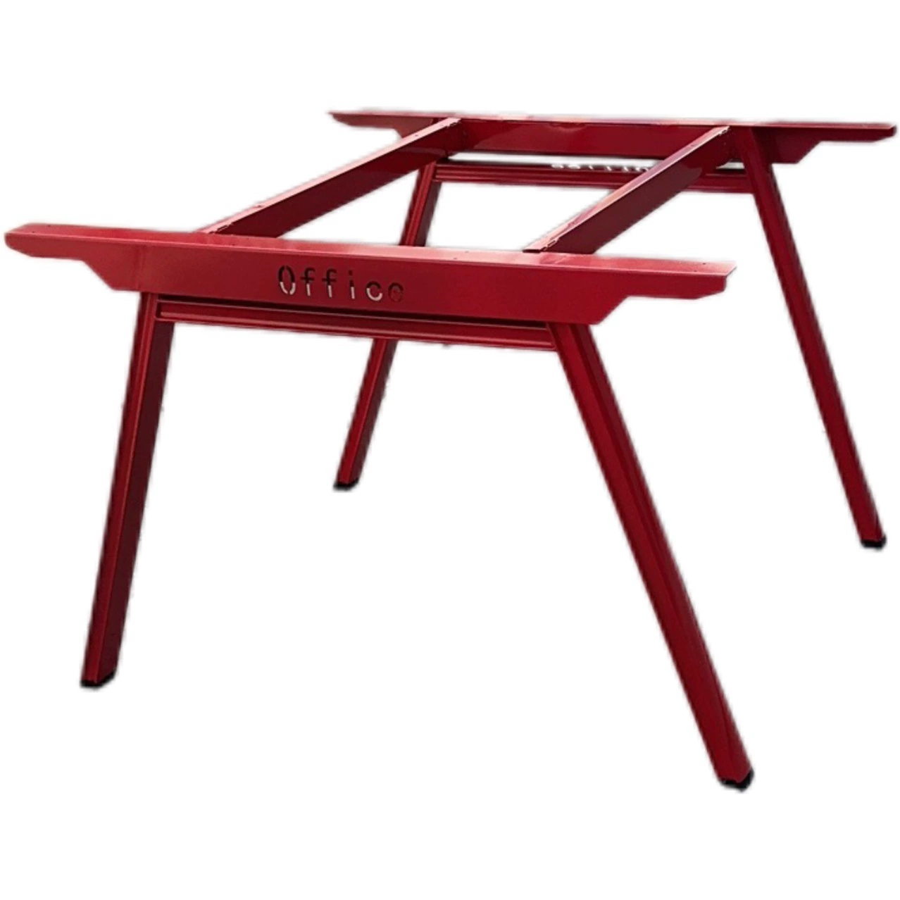 Офисный стол, стол-тренога, четырехместный стол, опорная рама для ног, кованая стальная рама для стола