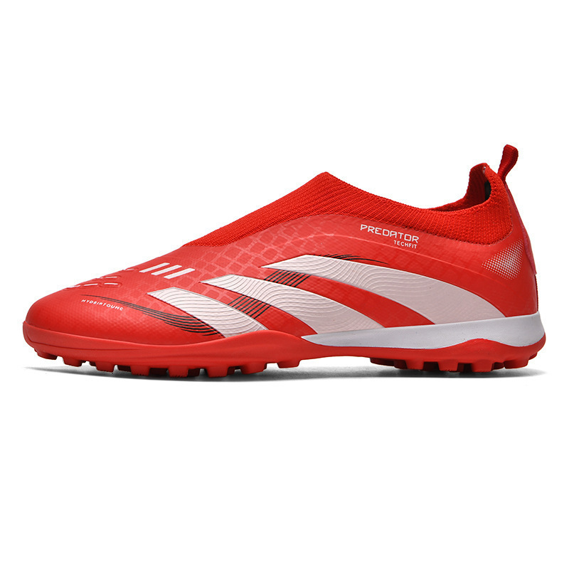 Tenis de Fútbol de Tejido Volador de Corte Bajo Caucho Ligero para Césped Natural y Artificial image 19