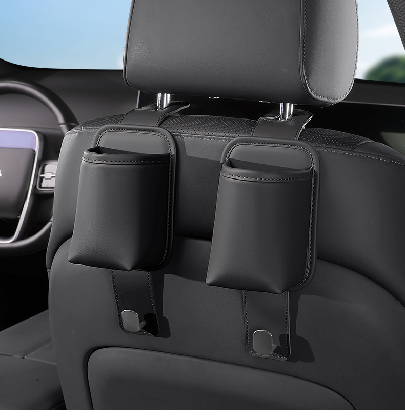Car Seat Back Hook, Multifunctional Rear Seat Hook, Built-In Storage, Water Cup Holder, Phone Holder, Great Item