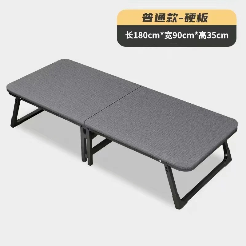 昼休み折りたたみベッドオフィスシングルベッドシンプルな家庭用モバイル介護ベッド賃貸住宅昼寝アーティファクトハードボードベッド|undefined