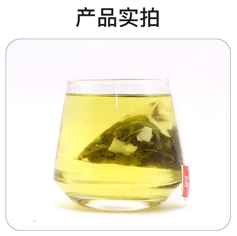 Coconut Oolong Tea Pyramid Bags 90g Sugar-Free Cold Brew Wellness Tea 30 Count in use