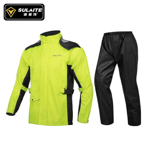 Speedlite Motorcycle Raincoat and Rain Pants Set Rider Waterproof and Heavy Rainproof Thickened Electric Vehicle Takeaway Split Raincoat