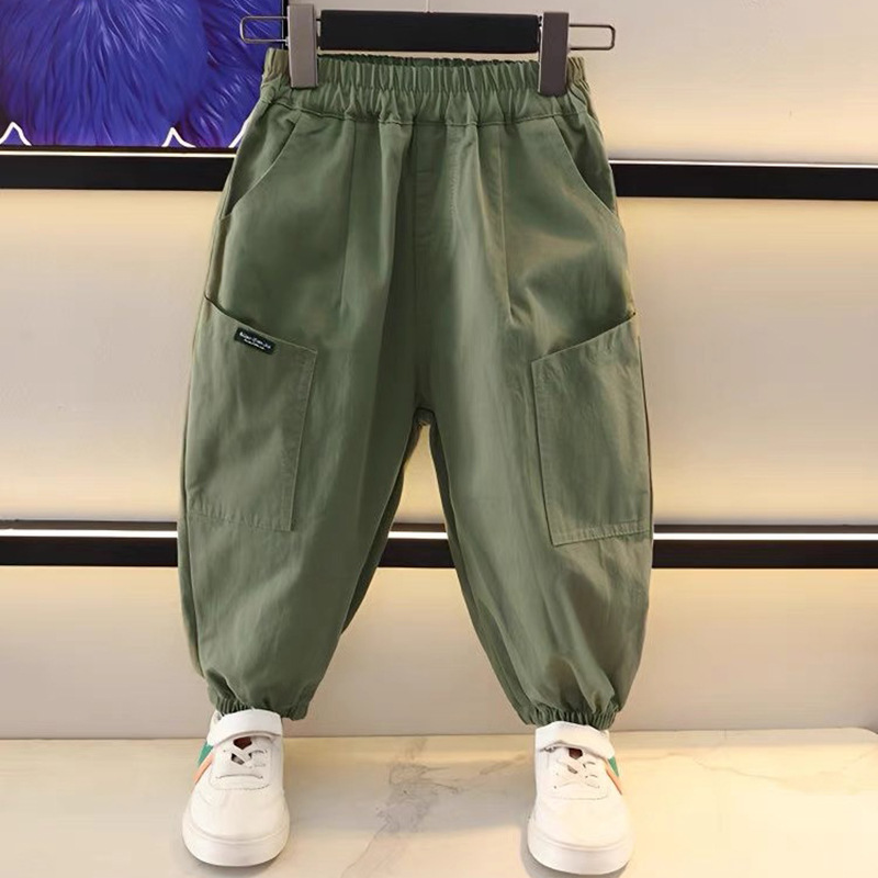 Autumn children's trousers for boys