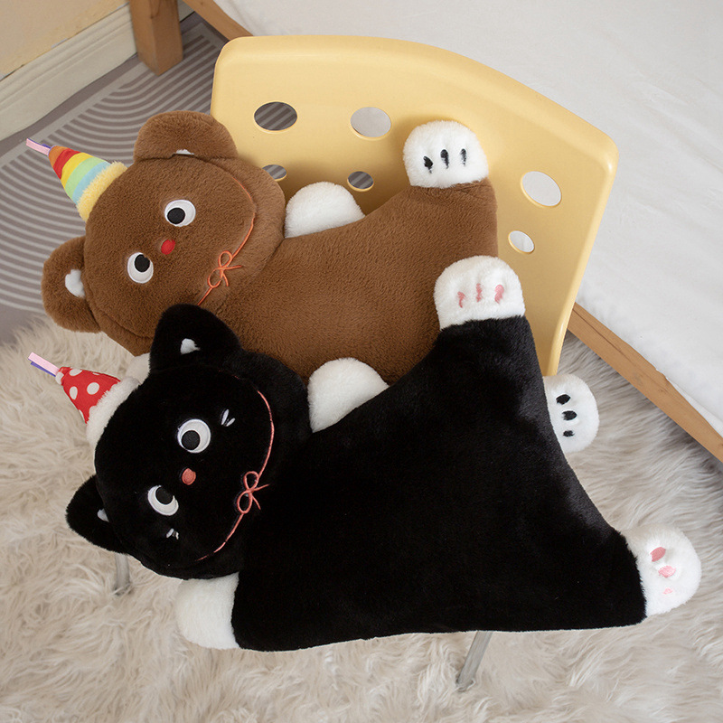 Ins Cartoon Puppy Pillow Dopamine Living Room Sofa Cushion Kidsren's Bedside Pillow Sleeping Birthday Gift