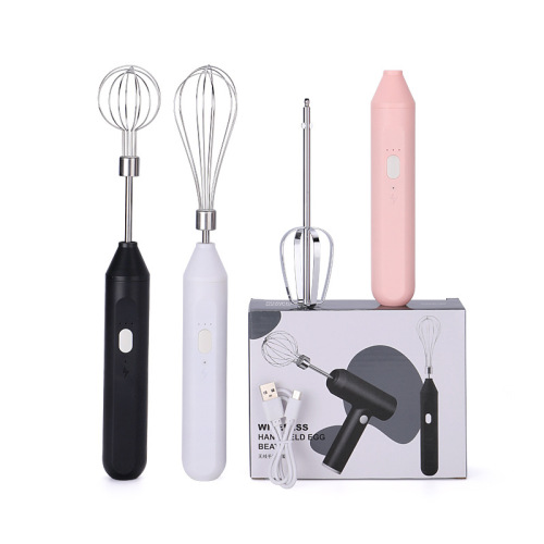 Handheld coffee frother, egg white cream stirrer, milk frother, household wireless electric egg beater