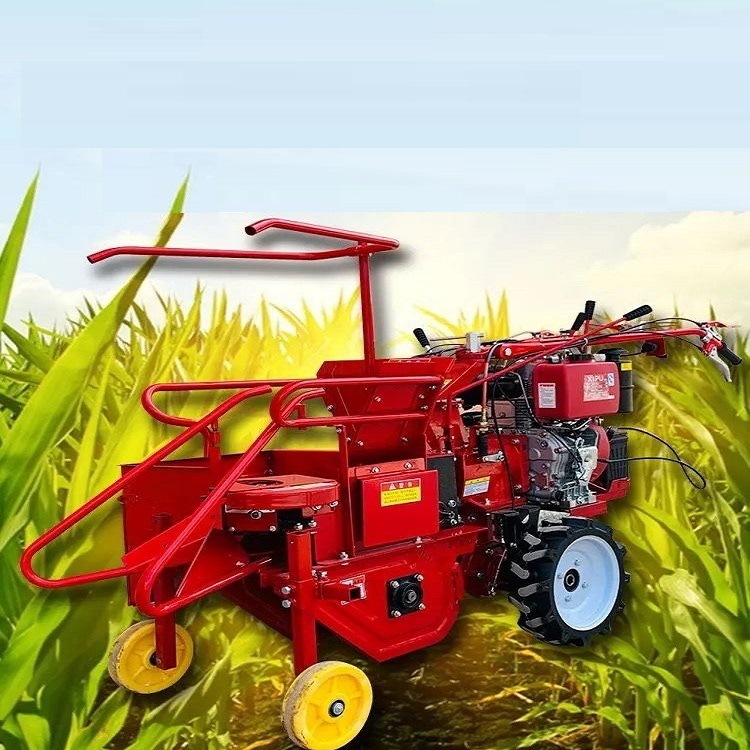 2022新款玉米收获机15马力柴油玉米收割机厂家一件代发包谷收获机