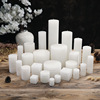 Classic cylindrical white candle European -style tasteless big candle wholesale wedding romantic birthday candlelight dinner