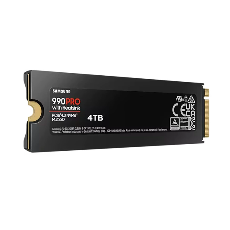 Подходит для Samsung SSD 990 PRO с радиатором (версия с Hydsink), PCIe 4.0