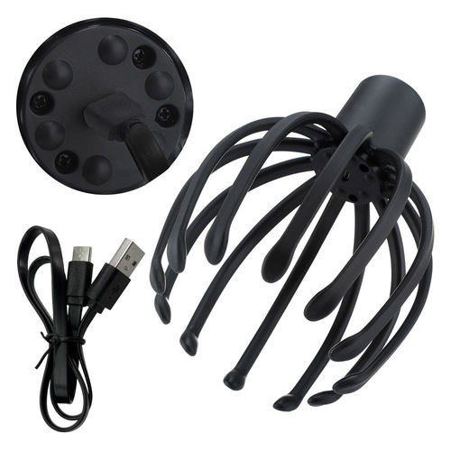 Cross-border supply multi-claw electric massager head and scalp kneading massager Octopus electric head massage claw