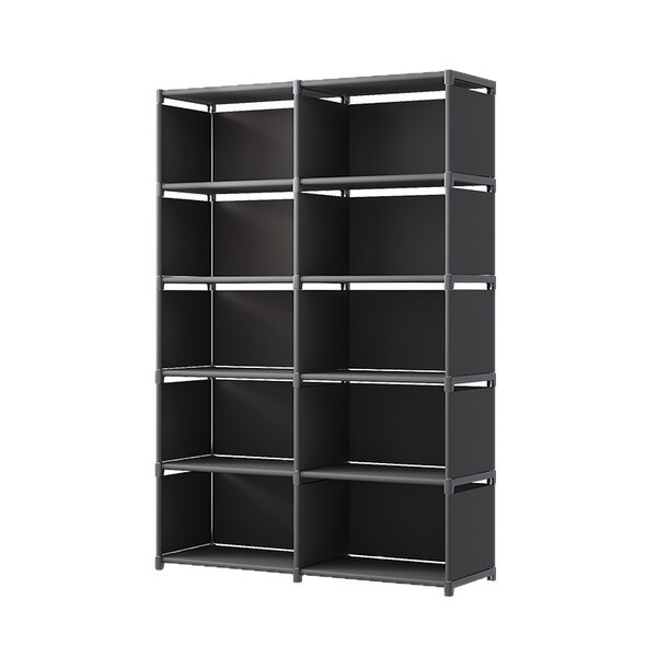 Simple bookshelf household floor-standing multi-layer storage shelf…
