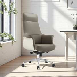 轻奢简约商务办公椅舒适久坐护腰家用电脑椅大班椅人体工学老板椅