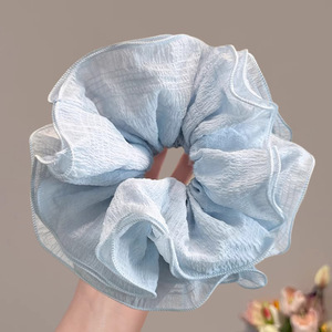 Anillo de cabello perezoso coreano cuerda de cabeza intestino grande niñas de alto nivel de la sensación de cabello de alta elasticidad correa de cabello de cabello super grande