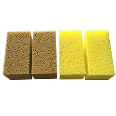 Coral cotton car wash sponge, strong water absorption and waxing sponge, does not damage car paint, car cleaning tools and supplies