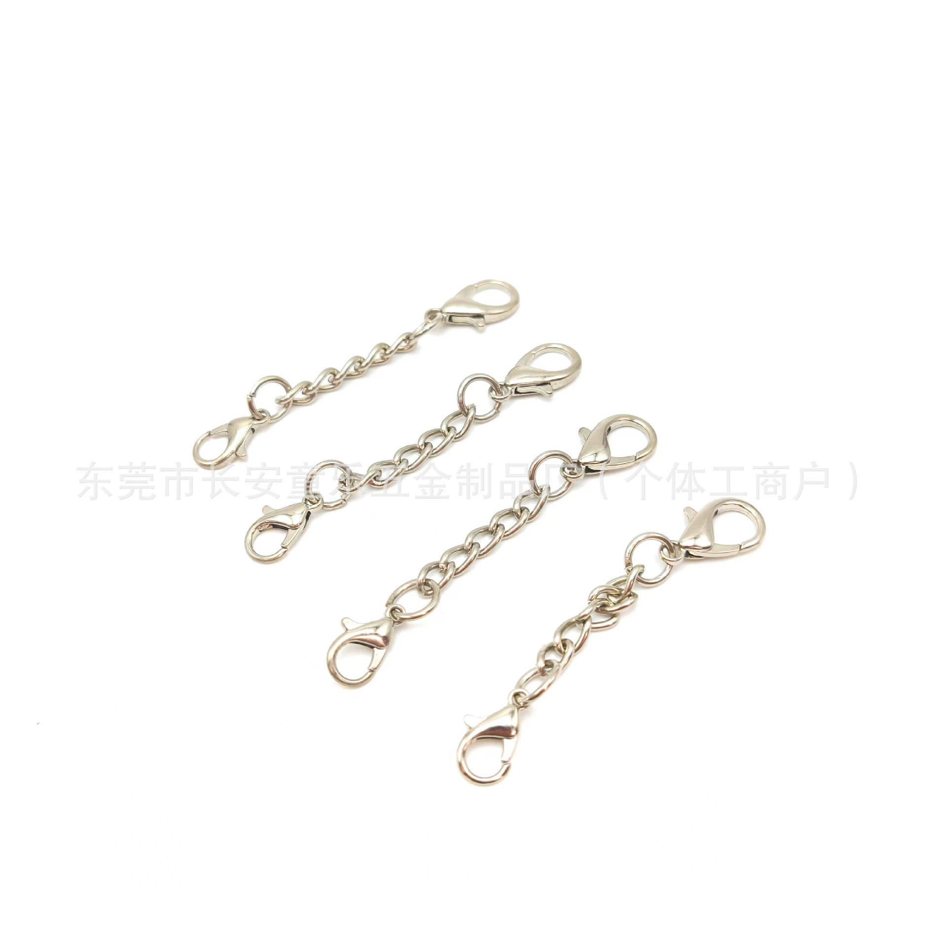 Двуглавый лобстер пряжка и хвостовая цепочка регулируемая цепочка кожаная веревочная цепочка удлинительная цепочка DIY ювелирный материал