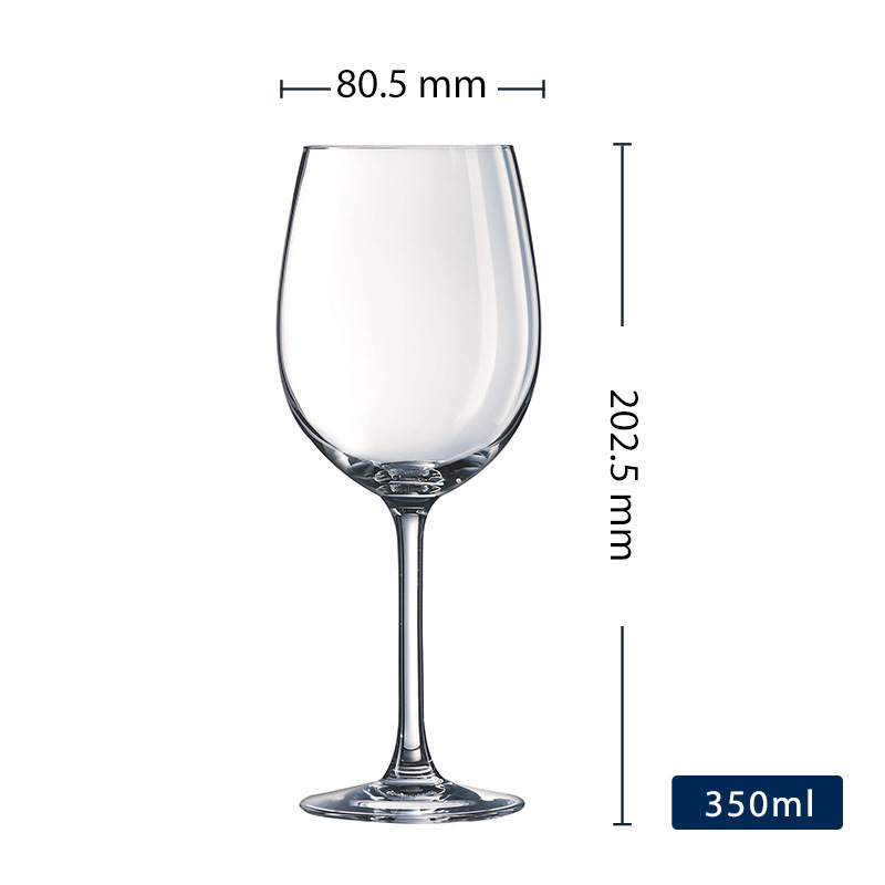 Precio de fábrica al por mayor arco y flecha Gao Nuo copa de vino de vidrio templado de lujo ligero copa de vino gruesa a prueba de caídas copa de vino comercial