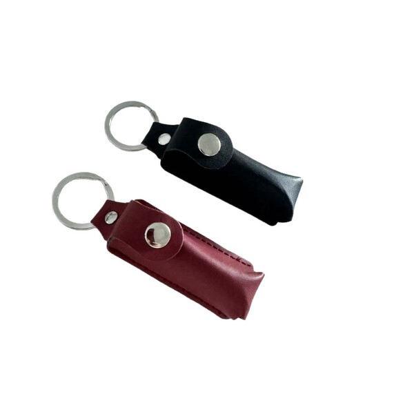 PU leather USB USB flash drive case single capacity gadget bag drive…