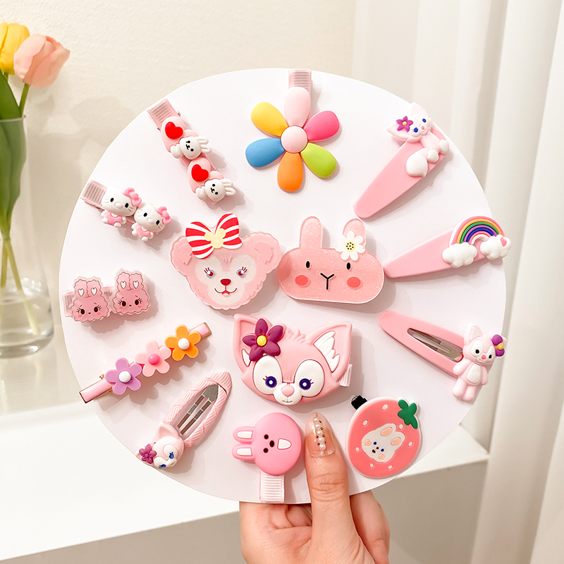 Clips de cabello para niñas, tocado para niñas, clips de cabello para niñas lindas y bonitas, clips para niñas, bebés súper lindos, Beiqin