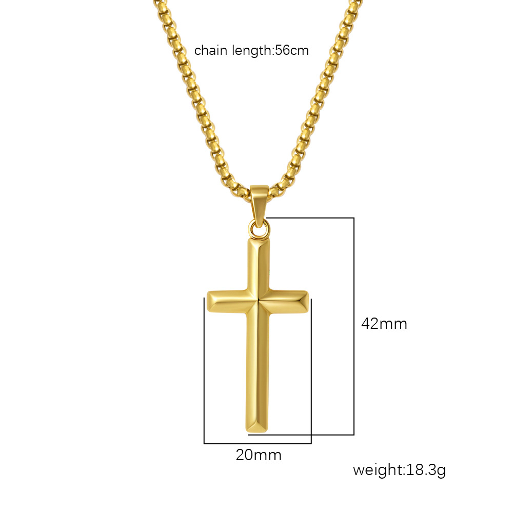 Moda transfronteriza hombre hip hop cool personalidad de colgante de acero inoxidable colgante simple joyas de textura