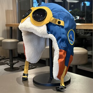 N 98020 Kids Fleece Pilot ���h Cap ��ͯ�ӽq�o�����hñ