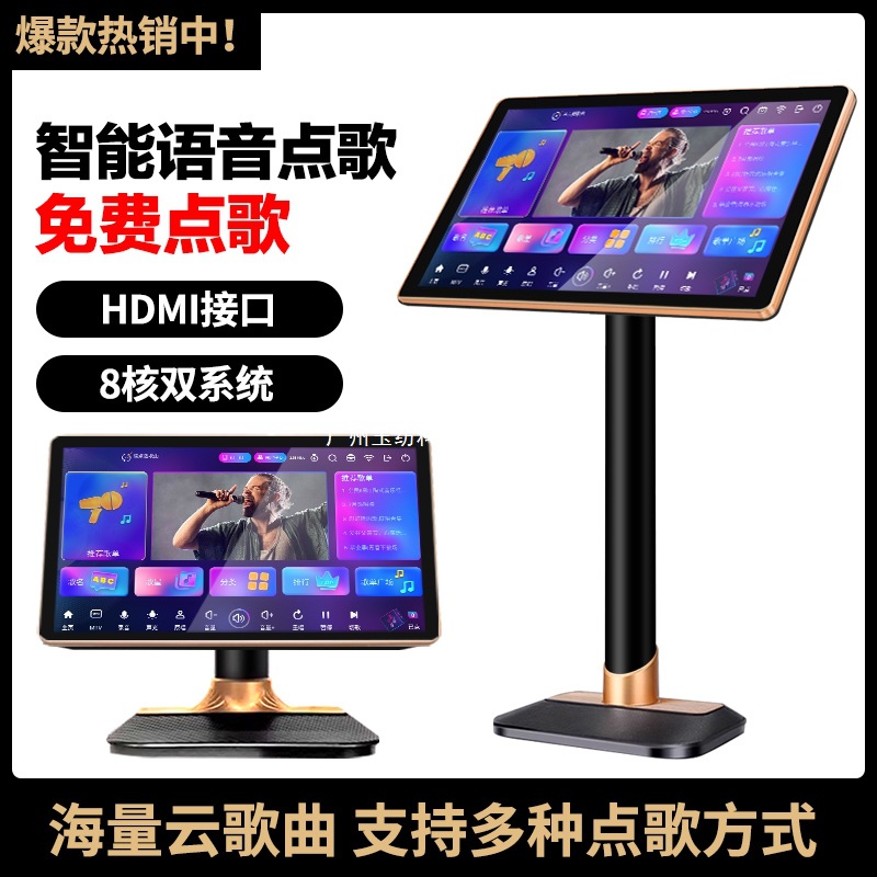 Karaoke Machine with Touch Screen All-In-One Free Home Ktv Jukebox Home Karaoke Permanent Karaoke Station