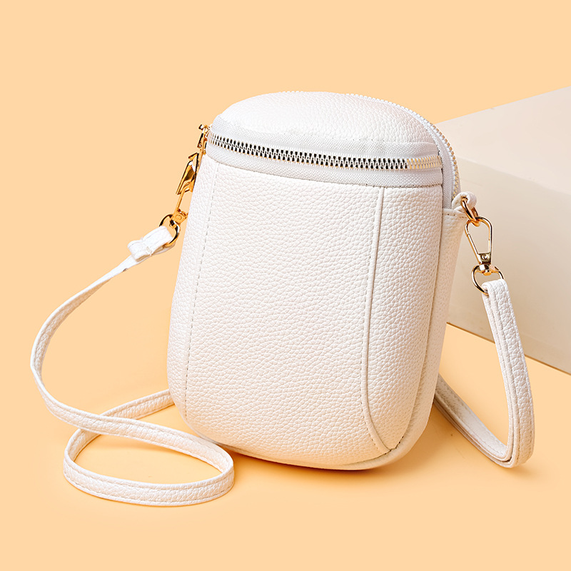 Mobile Phone Bag 2025 New Model High-End Texture Stylish Versatile Zipper Niche Design Cross-Border Trend Crossbody Bag Women's Bag