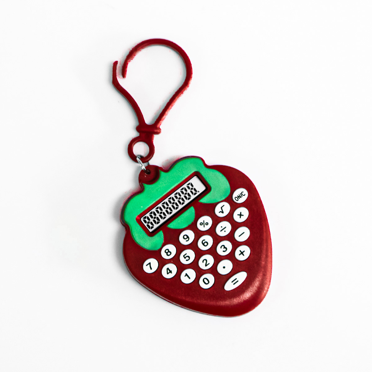 17g Weight Calculator Stationery Type 1 Piece Quantity Class, School Occasion ABS Material Strawberry Pattern Cute Style 1 Piece Cute Strawberry ABS Calculator 5