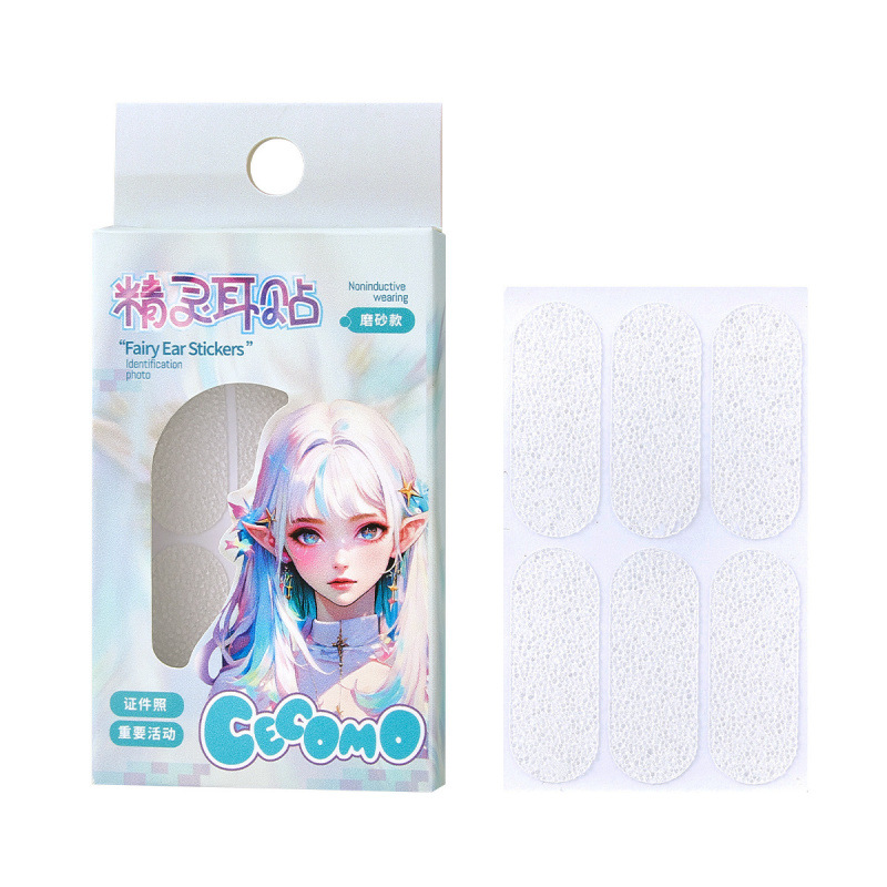 GECOMO Genie Ear Stick Upgrade transparente esmerilado fuerte soporte fijo impermeable invisible oreja pieza mágica