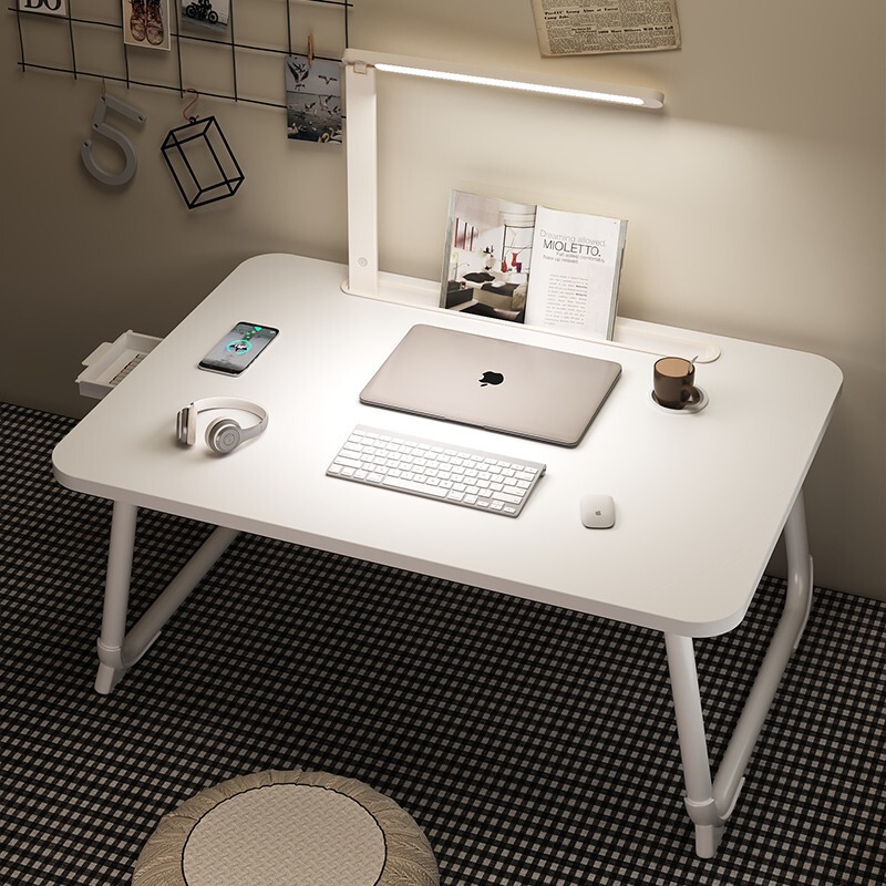 Bed Small Table Foldable Table Desk Dormitory Top Laptop Desk for College Students Bay Window Small Table Board