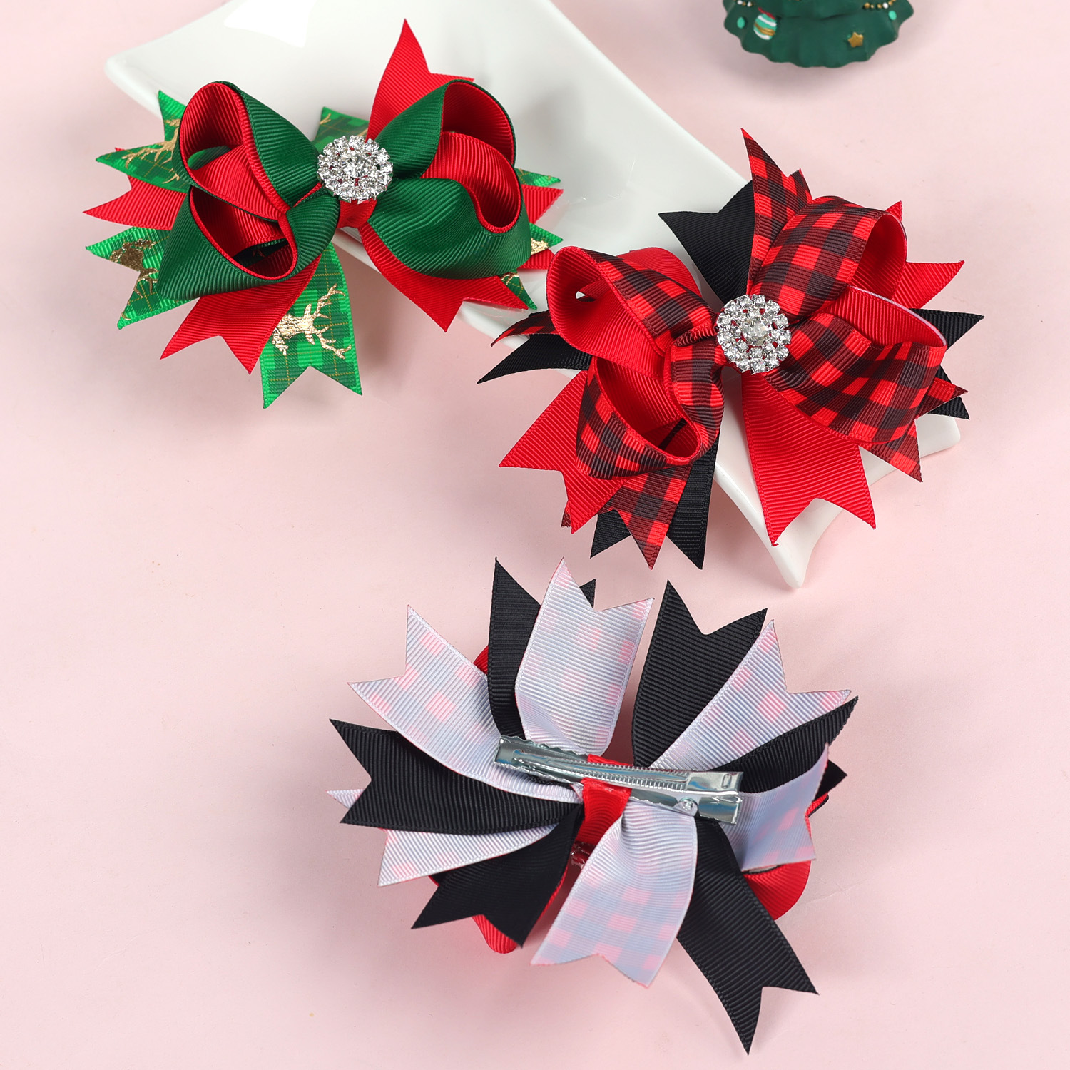 18g Weight Street Occasion Christmas Festival Women's Gender IG Style Style IG Style Women's Kids Hair Accessories 3