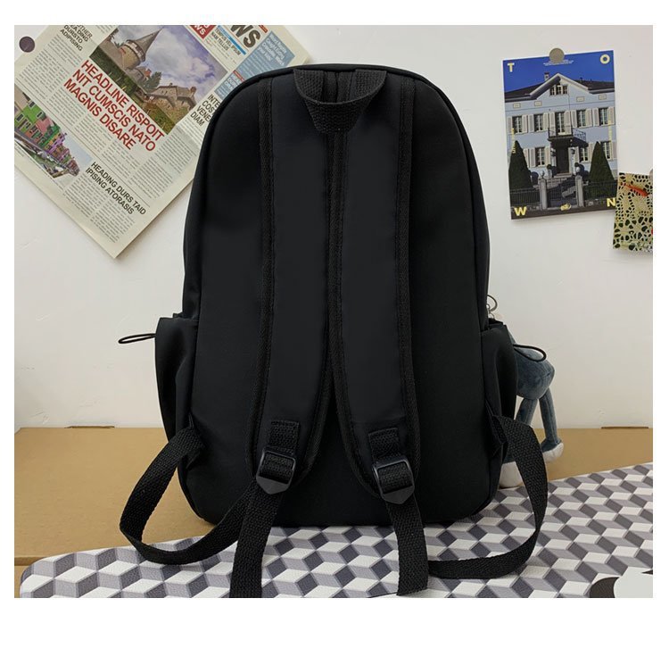 Waterproof 20 Inch Solid Color School Daily School Backpack display picture 18