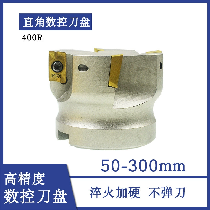 Диск фрезы с ЧПУ 400R правый угол режущий диск 90 градусов диск торцевой фрезы из сплава 1604 50 63 80 100 125
