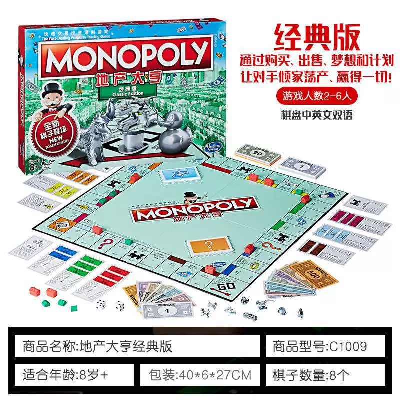 Hasbro, monopoly, big board game