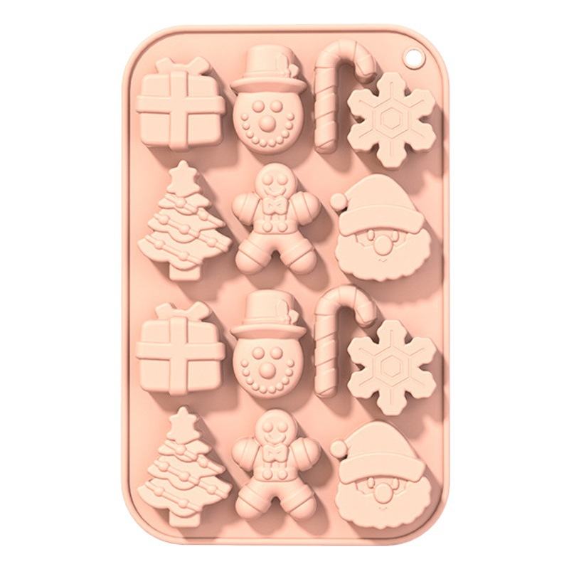 Epoxy mold in stock soft candy silicone chocolate Christmas cake mold grinding tool Ice Cream Ice Cube DIY baking