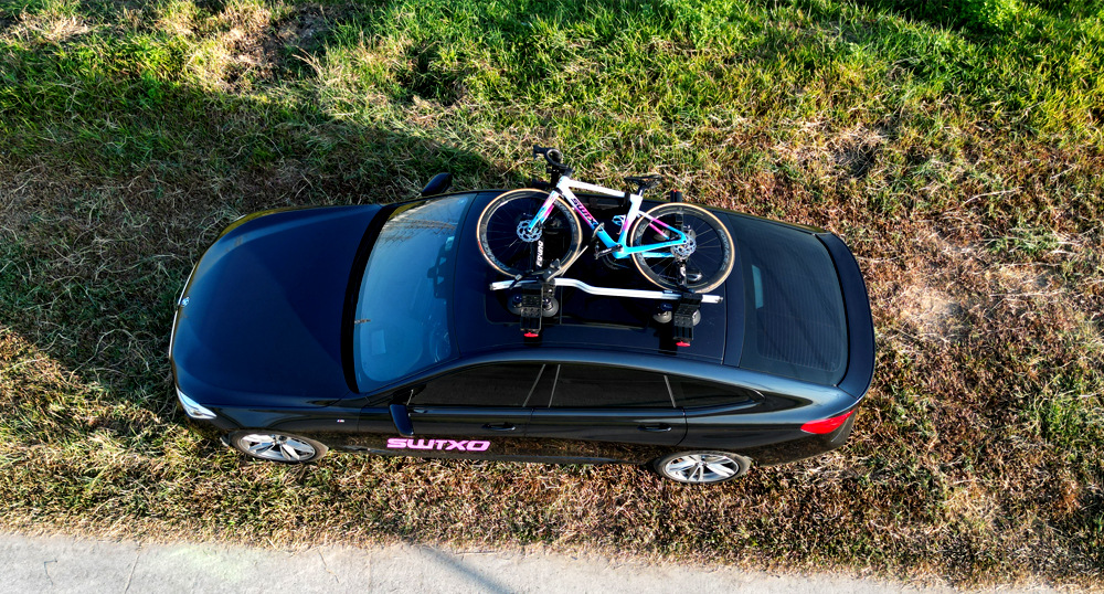 KW pro roof bike retractor roof road roof rack flat bracket flat bike rack