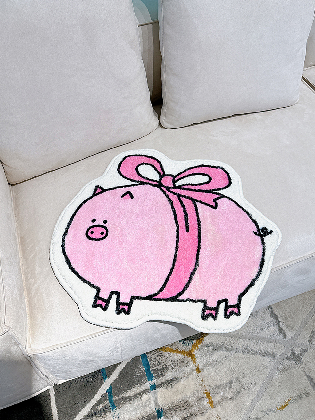 1340 1785 异形蝴蝶结猪-2