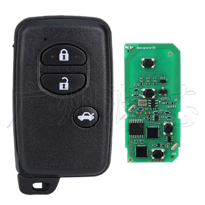 Cruiser Kuloze Camry Prado, Car Keys - applicable-to-a433-3-button-car-button-black-sub-factory-key