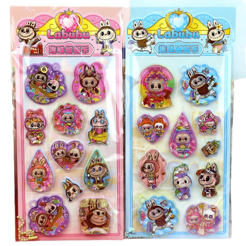 新品 サンリオ 箱入り 3D立体シェイクウォーターステッカー クロミラブカピバラ ペンダント付き ウォーターステッカー|undefined