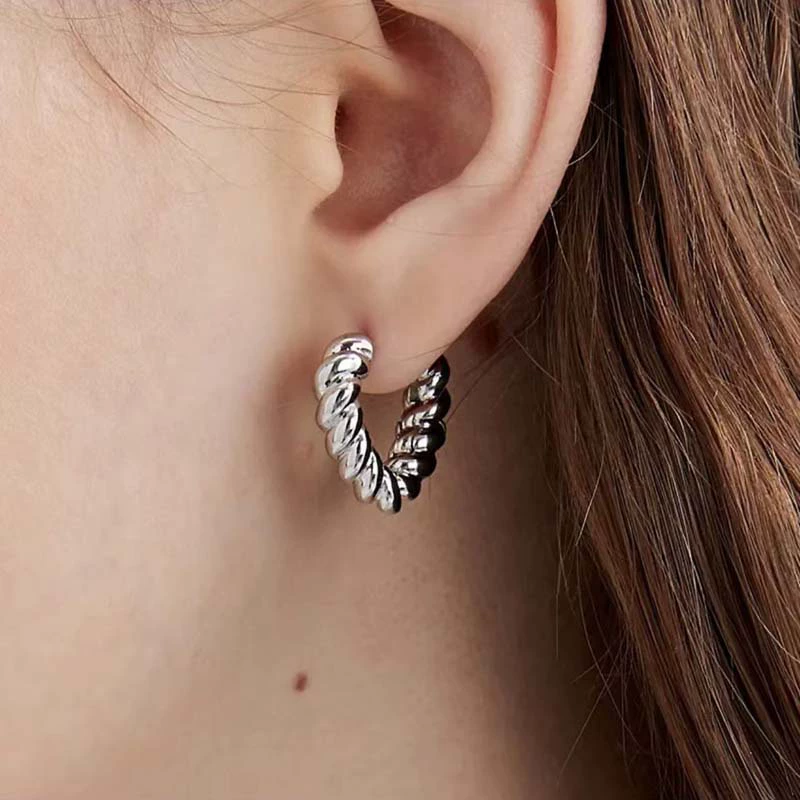Модные золотые серёжки в виде сердца, кожуховые метал Jewelry?