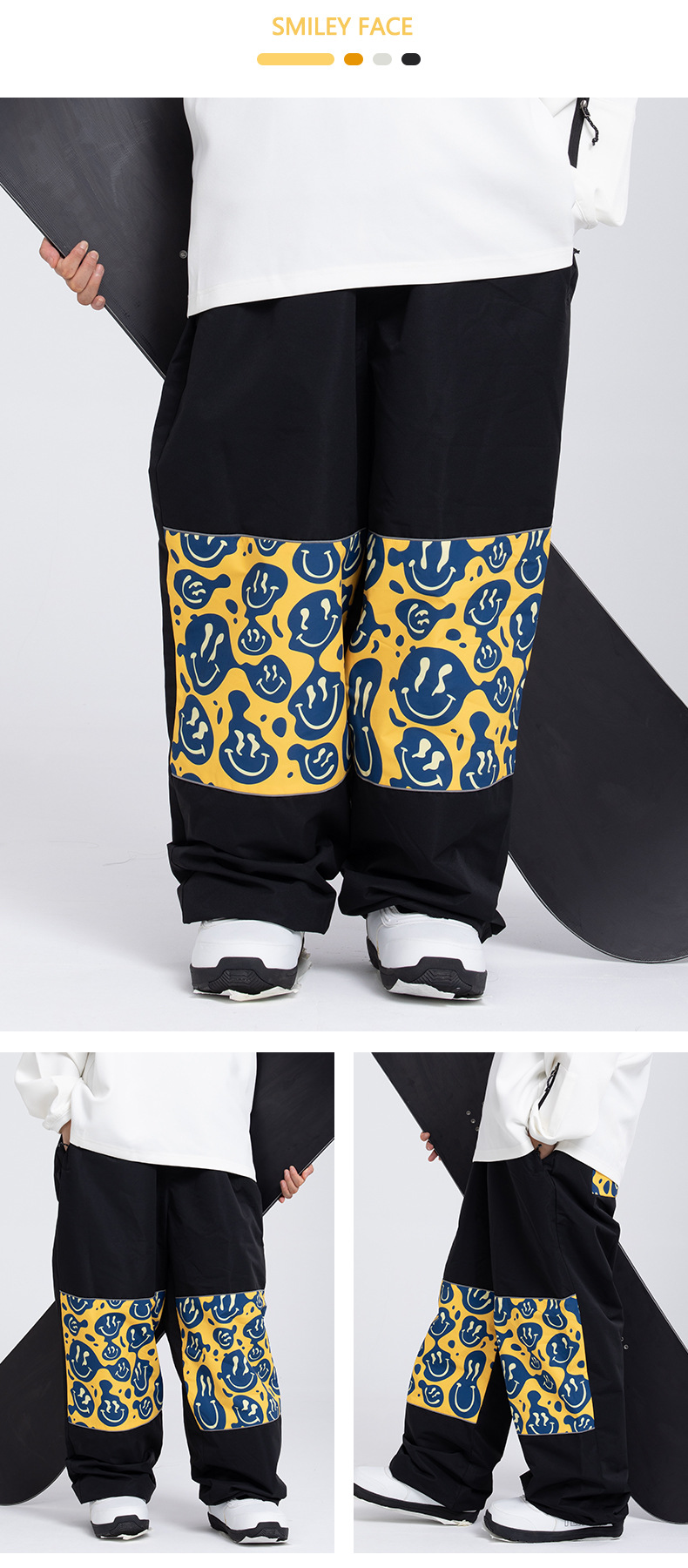 001 SNOWVERB American Snowboard New Ski Pants Export Women Winter Couple Same Style Waterproof Windproof Professional Warm_voghion.com