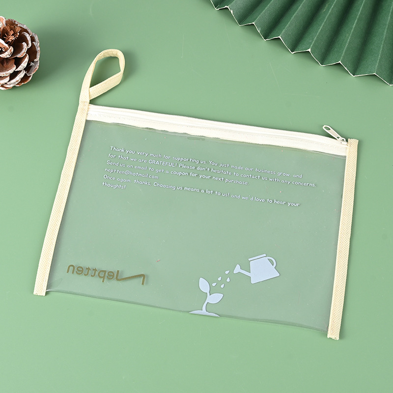 pvc自封塑料拉链包装袋子自立洗漱化妆品饰品收纳袋定制透明PVC袋