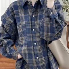 ラペルチェック柄春長袖シャツ女性のニッチな新しいルーズトップ西洋スタイルシャツジャケット 2025 レトロ