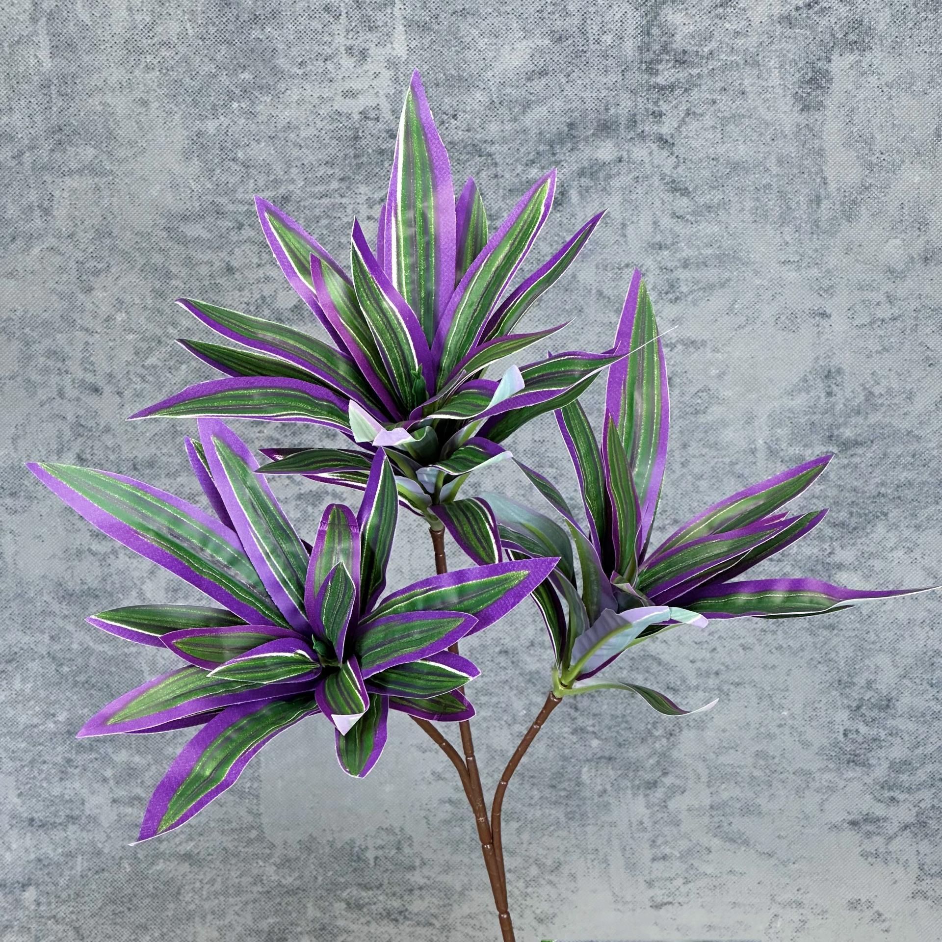 Planta Artificial de Lirio de Bambú con Borde Dorado de 3 Cabezas de PU para Bodas y Decoración del Hogar image 10